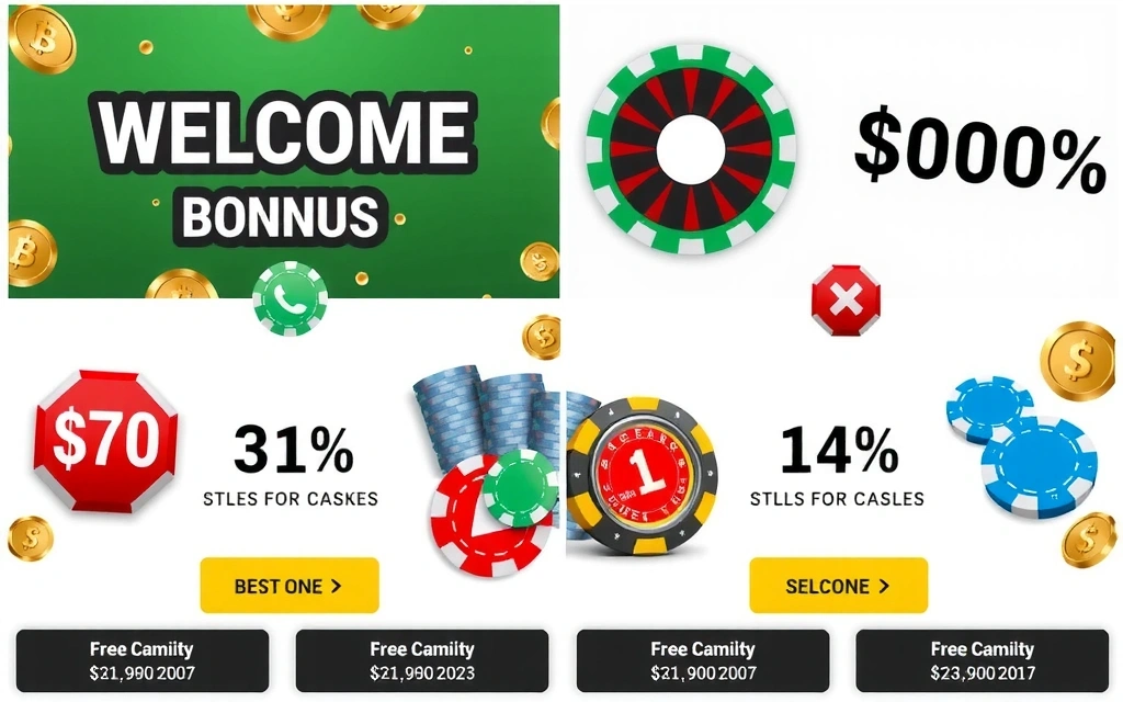 Comparativa de bonificaciones de bienvenida en casinos populares